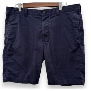 J.Crew Shorts Men 36 Blue Chino 10.5" Stretch Preppy Beach Casual Travel Golf